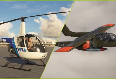 Microsoft Flight Simulator Bronco and R22