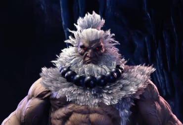 A close-up of Akuma, the next DLC character for Street Fighter 6